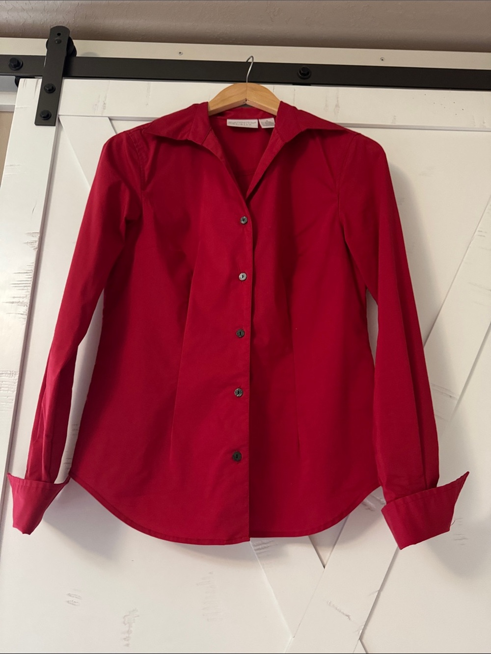 Worthington Classic Red Button-Down Shirt